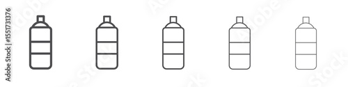 Aerosol spray icon simple illustration logo art