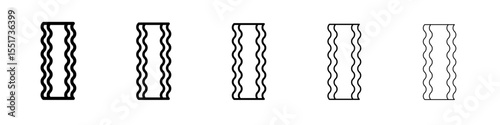 Bacon icon simple illustration logo art