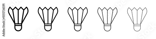 Badminton icon simple illustration logo art