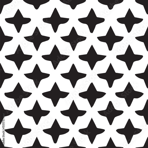Abstract geometric seamless pattern