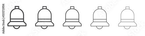 bell icon simple illustration logo art