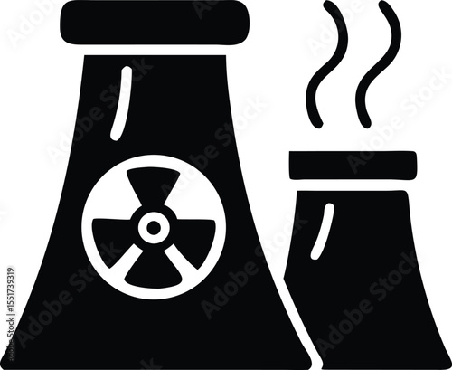 Nuclear power plant icon