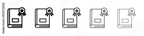 best seller book icon simple illustration logo art