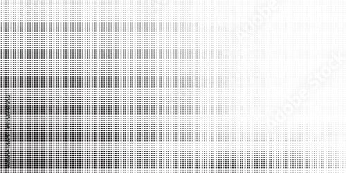 Grunge halftone gradient background. Faded grit noise texture. White and black sand wallpaper. Retro pixelated backdrop.