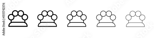 brass knuckles icon simple illustration logo art