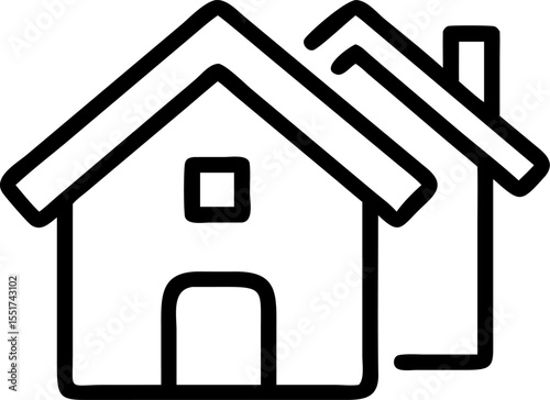 house icon isolated on white background