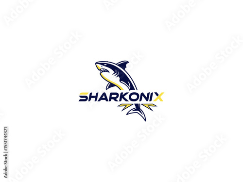 Shark logo ceative design