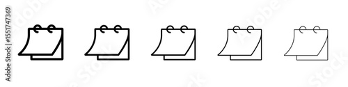 Calendar icon simple illustration logo art