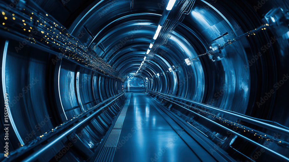 Naklejka premium Movie still, small, futuristic sensors Generative AI 