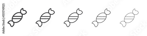 Candy icon simple illustration logo art