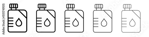 canister of motor oil icon simple illustration logo art