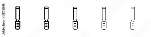 chisel icon simple illustration logo art