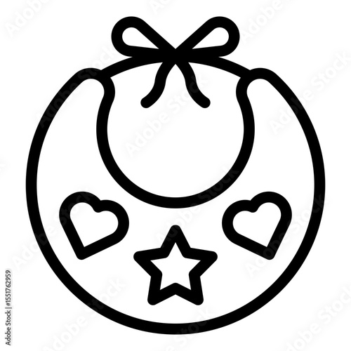 baby bib icon