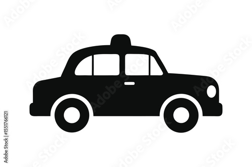 Car silhouette  vector bundle  illustration, Set of black Car silhouette  vector