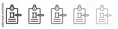 Code of conduct icon simple illustration logo art