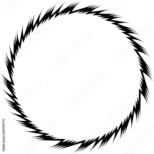 Vector illustration. abstract graphic geometric symbol and object. Vectores.