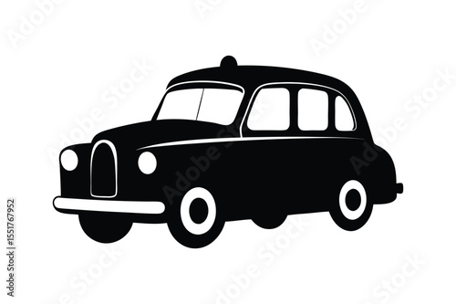 Car silhouette  vector bundle  illustration, Set of black Car silhouette  vector