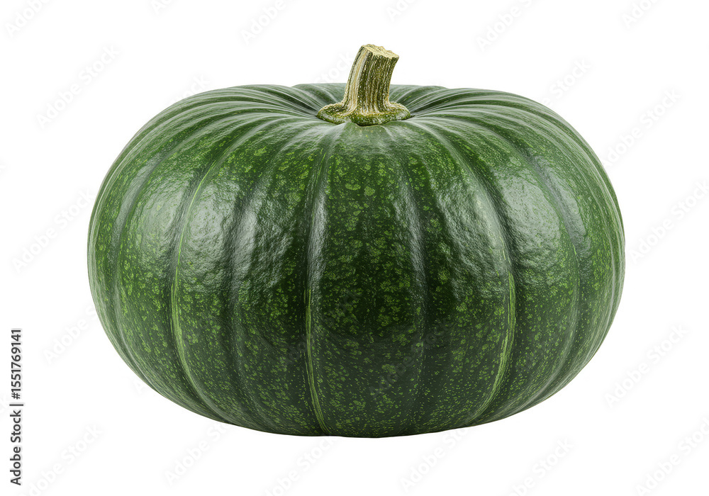 Isolated Green Pumpkin Vegetable Gourd Isolated on Transparent Background Isolated Green Pumpkin Vegetable Gourd Isolated on Transparent Background