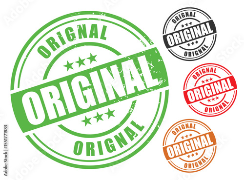 Original Product Stamp Set Authentic Quality Seals