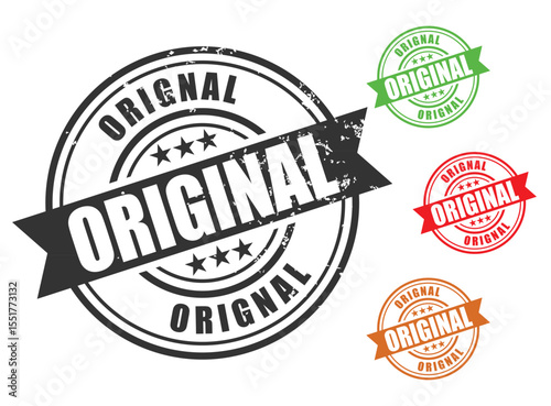 Original Product Ribbon Stamp Authentic Seal Collection
