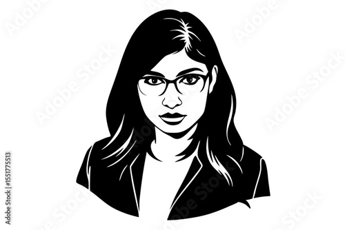 woman with long hair
