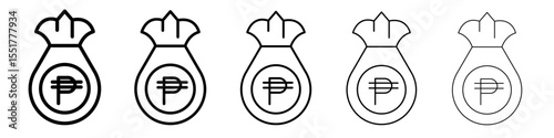 Cuba peso icon simple illustration logo art