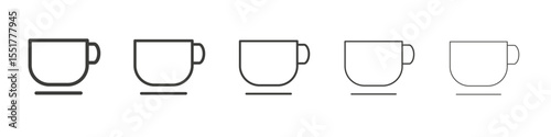 Cup icon simple illustration logo art