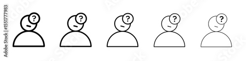 Curiosity icon simple illustration logo art