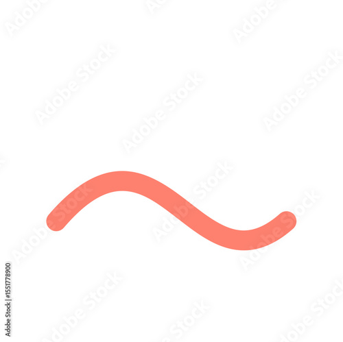 Cartoon hookworms parasite 