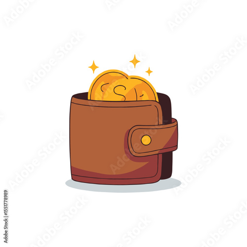 Money Bag with Cash Vector Isolated on White Background – Wealth and Finance Illustration