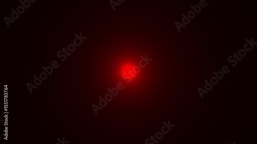Twinkling red light over Black Background. Seamless Loop. Alpha Channel Included.. abstract red light
