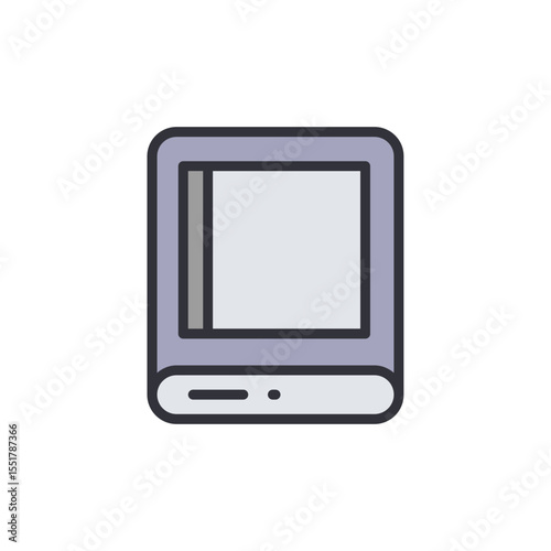 Isometric Book Icon Isolated On Transparent Backdrop For Educational Use