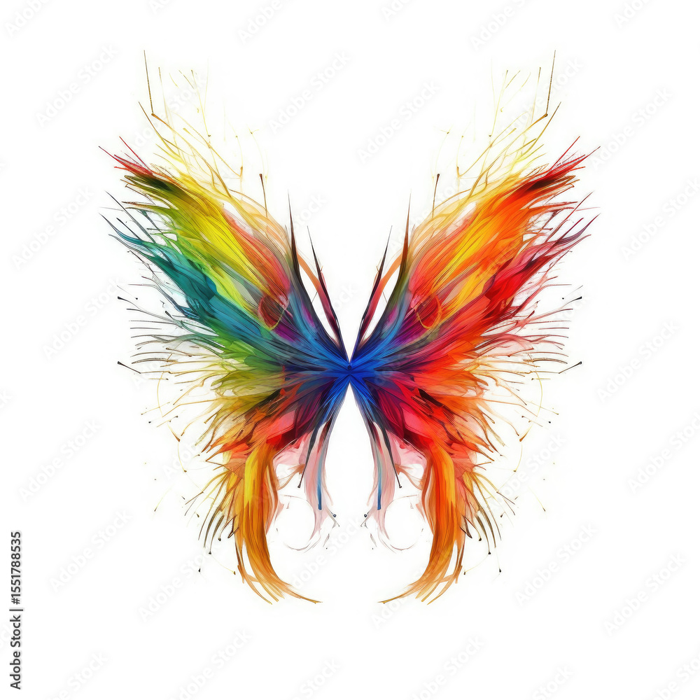 Obraz premium Abstract Art with Generative AI technology