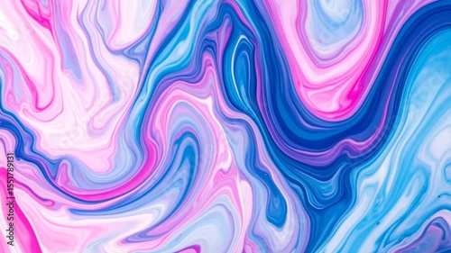 Vivid marble swirl in pink, blue, and purple, fluid and hypnotic—perfect for elegant beauty or music visuals.