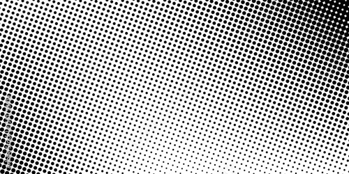 Set of halftone dots gradient pattern texture isolated on white background. Straight dotted spots using halftone circle dot raster texture. Vector blot half tone collection.