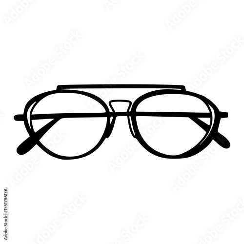 aviator style glasses design