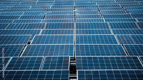 Solar Panel Array Technology Background: High-Resolution 3D Render of Photovoltaic Systems with Realistic Solar Panel Arrays – Ideal for Renewable Energy Projects, Green Technology Visuals, Sustainabl