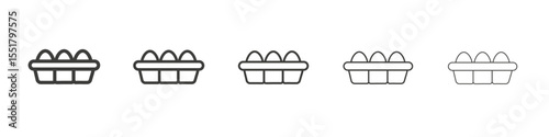 Egg icon simple illustration logo art