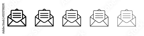 email icon simple illustration logo art