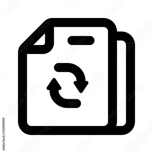 Papper Simple Line Icon. Single icon, line vector icon