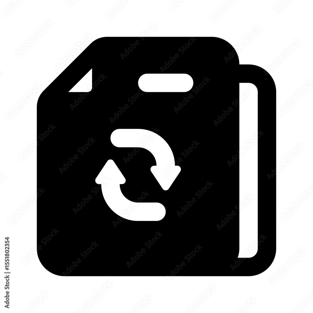 Papper Simple Glyph Icon. Single icon, glyph vector icon