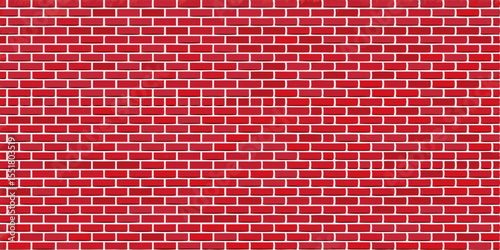 Clean red brick texture, showcasing traditional masonry style and deep color tones.