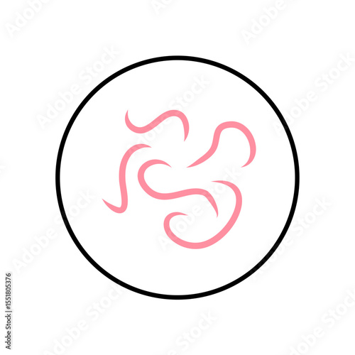 Worm Intestinal Parasites Icon
