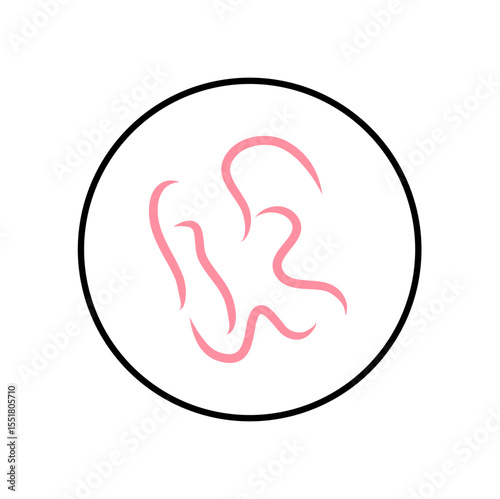 Worm Intestinal Parasites Icon