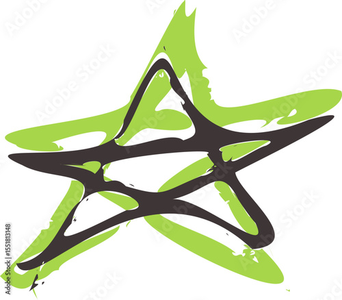 Doodle Star Scribble