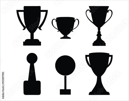Track and Field Trophy Silhouettes
