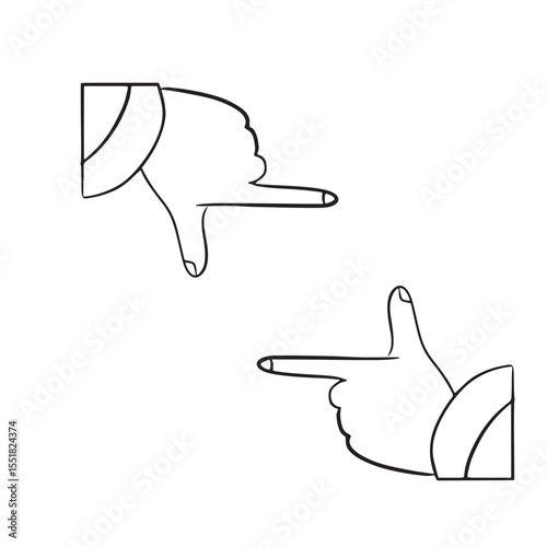 Friendship Day. Thumb up and down hand signs for social media approval and disapproval vector icons