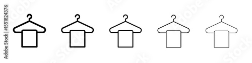 hanger icon simple illustration logo art
