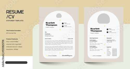 Creative CV Resume Design Templates