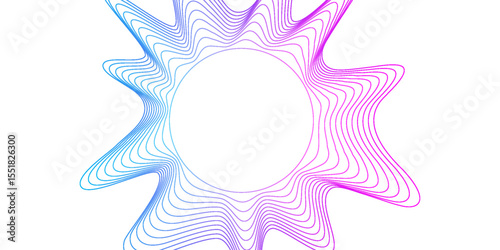 Sonar wave conceptual light and sound eho abstract background